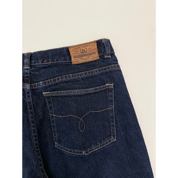 Ralph Lauren dark wash bootcut jeans - size 8 - Picture 4 of 9